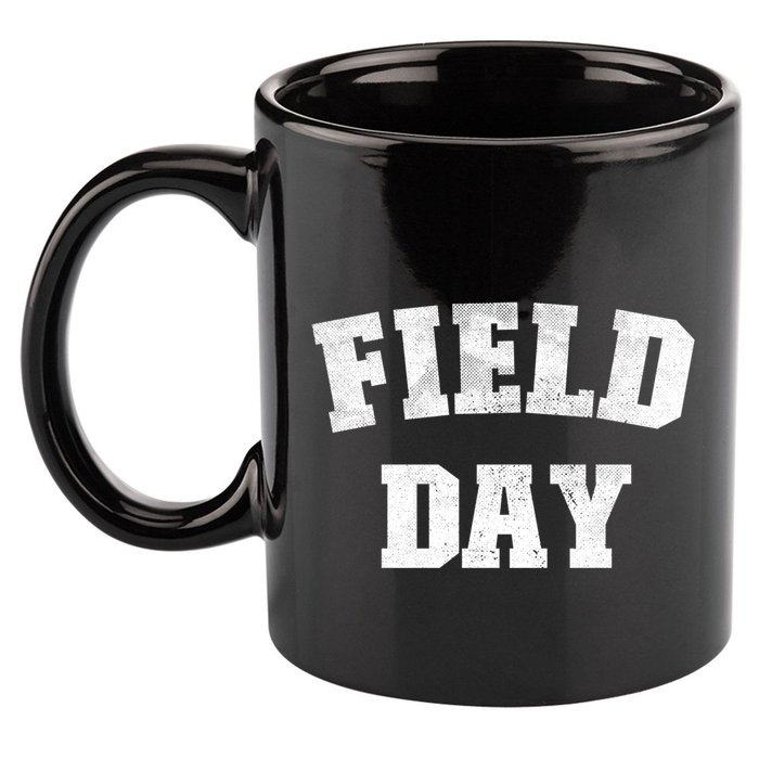 Field Day 2025 Matching Family Team Let Game Begin Gift 11oz C Handle Ceramic Mug
