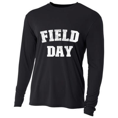 Field Day 2025 Matching Family Team Let Game Begin Gift Cooling Performance Long Sleeve Crew