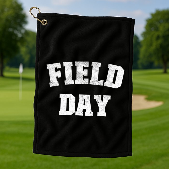 Field Day 2025 Matching Family Team Let Game Begin Gift Golf Towel