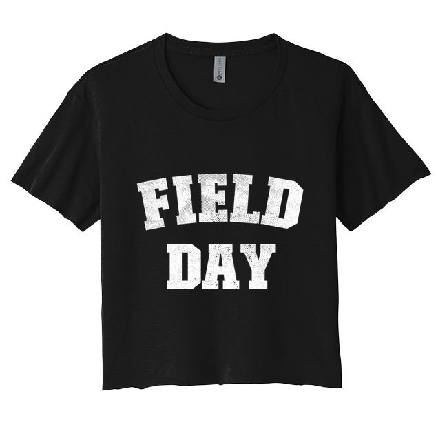 Field Day 2025 Matching Family Team Let Game Begin Gift Crop Top