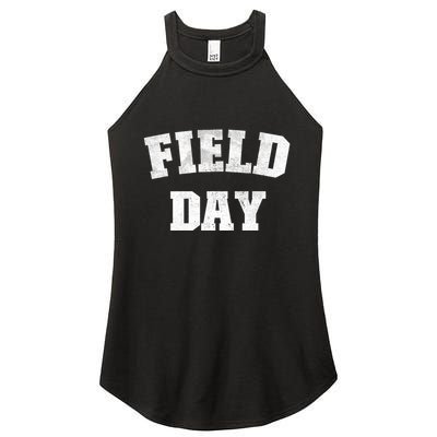 Field Day 2025 Matching Family Team Let Game Begin Gift Women's Perfect Tri Rocker Tank