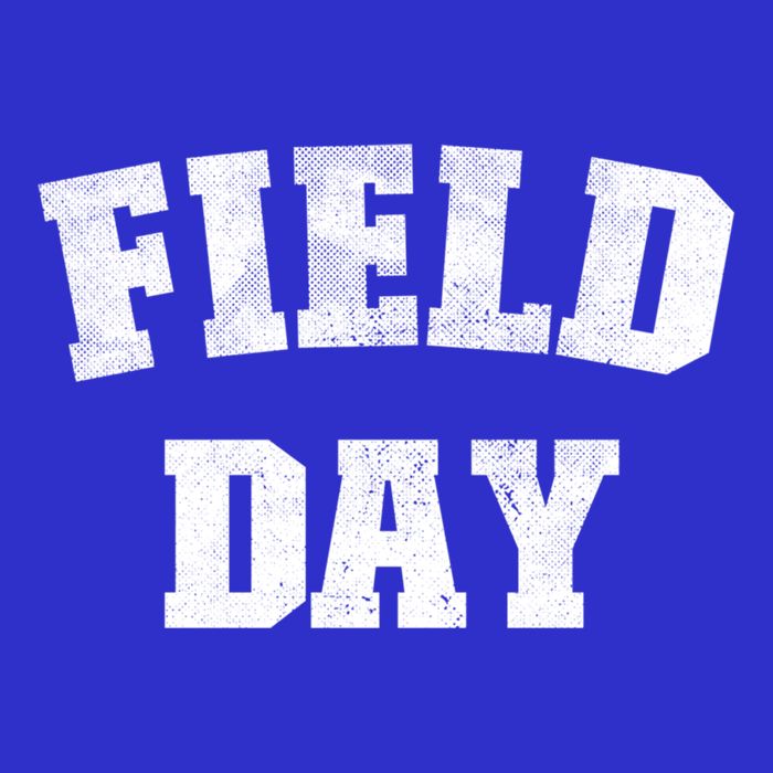 Field Day 2025 Matching Family Team Let Game Begin Gift Button