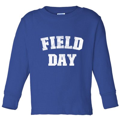 Field Day 2025 Matching Family Team Let Game Begin Gift Toddler Long Sleeve Shirt