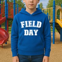 Field Day 2025 Matching Family Team Let Game Begin Gift Kids Hoodie