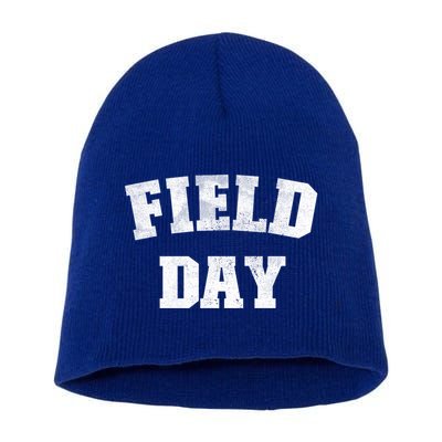 Field Day 2025 Matching Family Team Let Game Begin Gift Short Acrylic Beanie