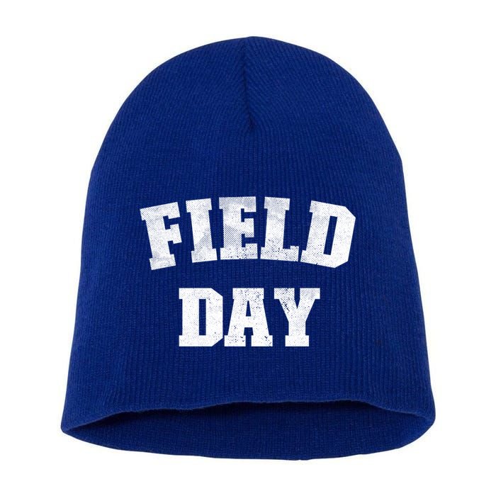 Field Day 2025 Matching Family Team Let Game Begin Gift Short Acrylic Beanie