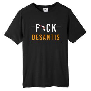 F Desantis 2024 florida flag Anti Ron Desantis 2024 Sucks Tall Fusion ChromaSoft Performance T-Shirt