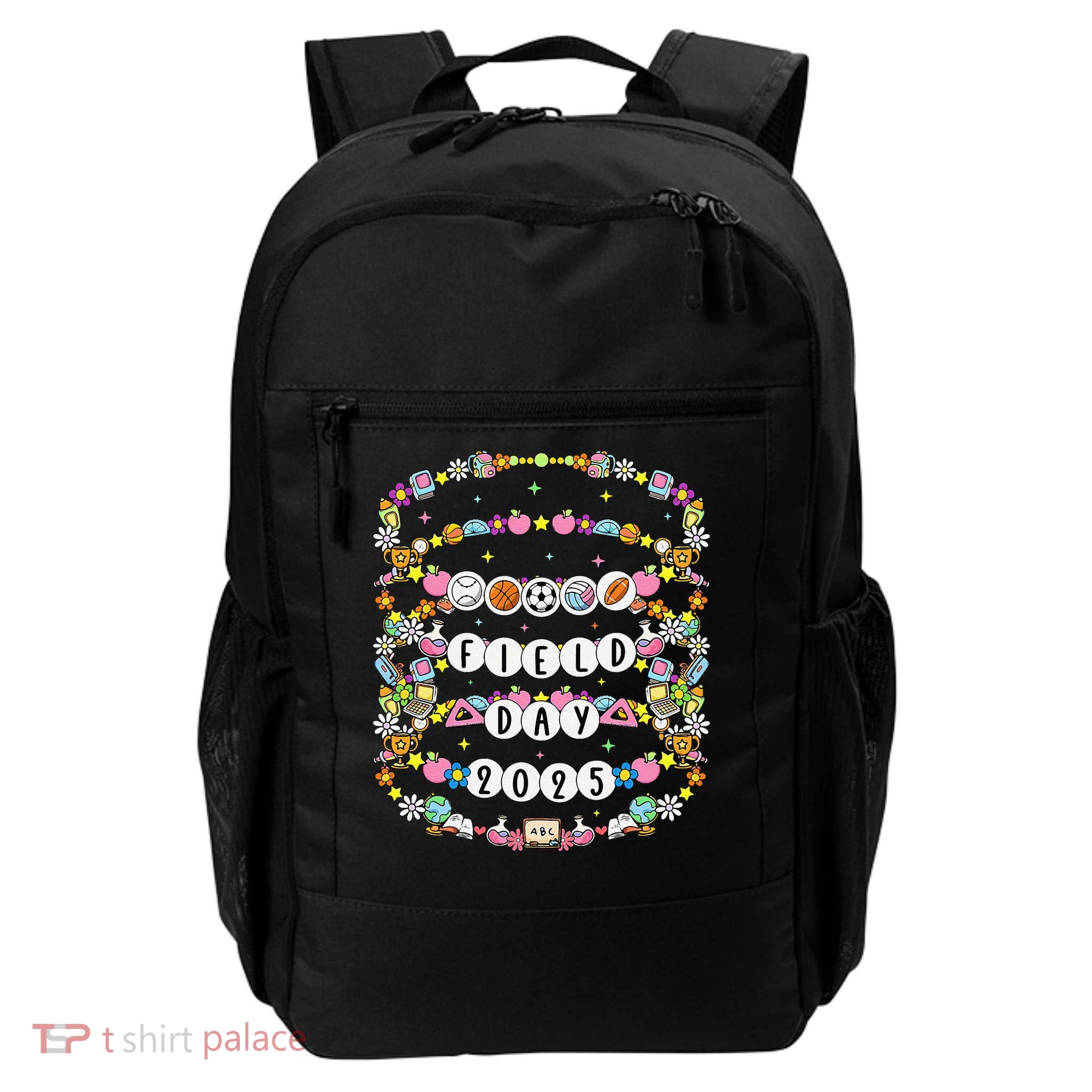 Field Day 2025 Friendship Bracelet Field Trip Teacher Daily Commute Backpack