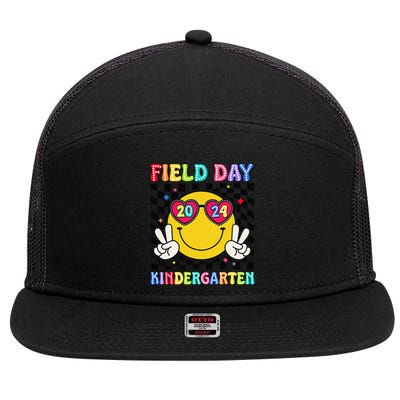 Field Day 2024 Kindergarten Fun Day Sunglasses Field Trip 7 Panel Mesh Trucker Snapback Hat