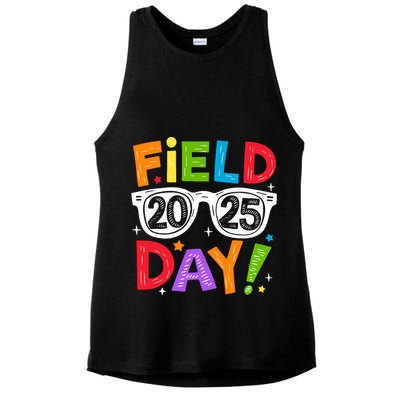 Field Day 2025 Funny Field Trip 2025 Last Day Of School Ladies PosiCharge Tri-Blend Wicking Tank