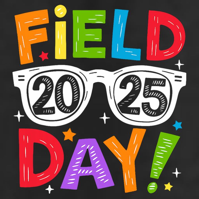 Field Day 2025 Funny Field Trip 2025 Last Day Of School 7 Panel Mesh Trucker Snapback Hat