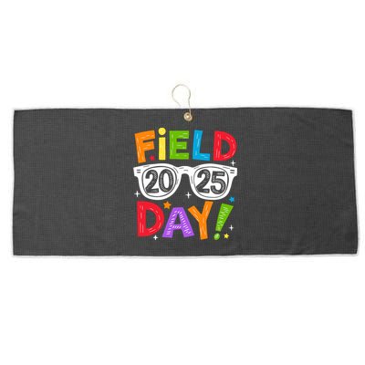 Field Day 2025 Funny Field Trip 2025 Last Day Of School Large Microfiber Waffle Golf Towel