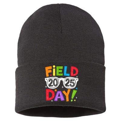 Field Day 2025 Funny Field Trip 2025 Last Day Of School Sustainable Knit Beanie
