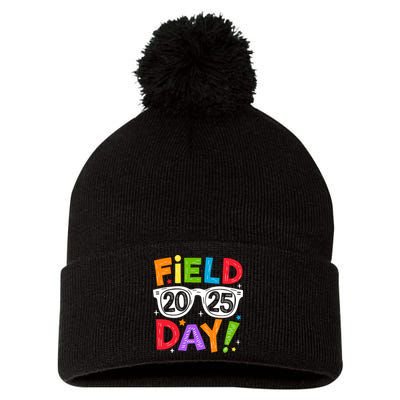 Field Day 2025 Funny Field Trip 2025 Last Day Of School Pom Pom 12in Knit Beanie