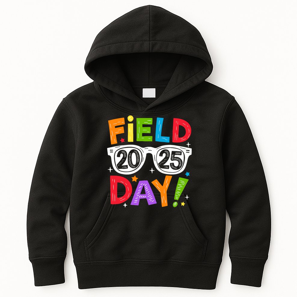 Field Day 2025 Funny Field Trip 2025 Last Day Of School Kids Hoodie