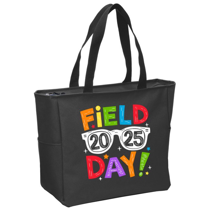 Field Day 2025 Funny Field Trip 2025 Last Day Of School Zip Tote Bag