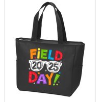 Field Day 2025 Funny Field Trip 2025 Last Day Of School Zip Tote Bag
