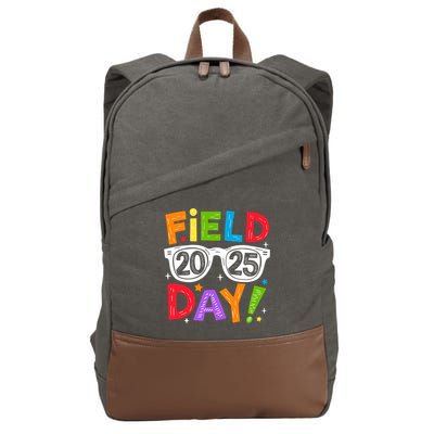 Field Day 2025 Funny Field Trip 2025 Last Day Of School Cotton Canvas Backpack