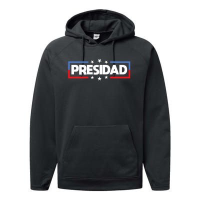 FatherS Day 2024 Presidad Election Dad President Performance Fleece Hoodie