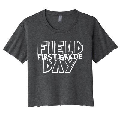 Field Day 2024 First Grade School Women's Crop Top Tee