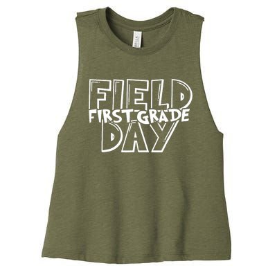 Field Day 2024 First Grade School Women's Racerback Cropped Tank