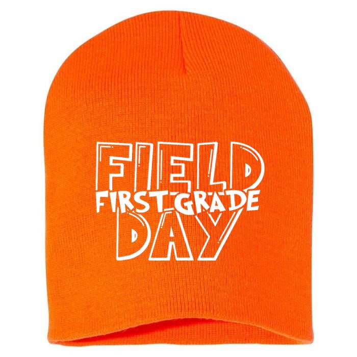 Field Day 2024 First Grade School Short Acrylic Beanie