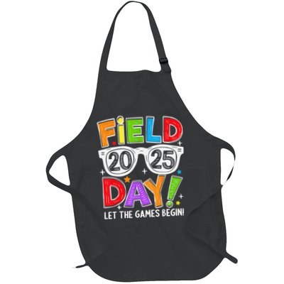 Field Day 2025 Let The Game Begin Funny Women Full-Length Apron With Pockets