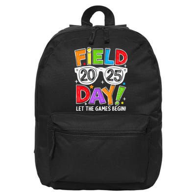 Field Day 2025 Let The Game Begin Funny Women 16 in Basic Backpack