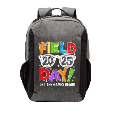 Field Day 2025 Let The Game Begin Funny Women Vector Backpack