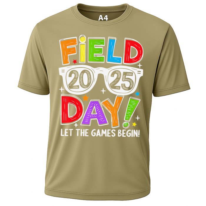 Field Day 2025 Let The Game Begin Funny Women Cooling Performance Crew T-Shirt