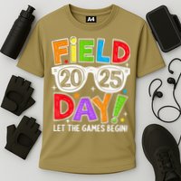 Field Day 2025 Let The Game Begin Funny Women Cooling Performance Crew T-Shirt