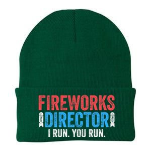 Fireworks Director 4th of July Knit Cap Winter Beanie