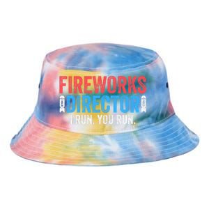 Fireworks Director 4th of July Tie Dye Newport Bucket Hat