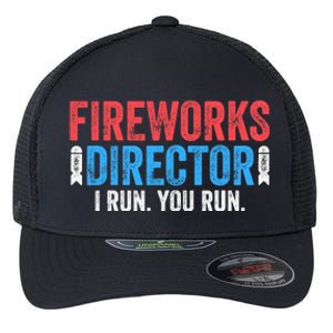 Fireworks Director 4th of July Flexfit Unipanel Trucker Cap