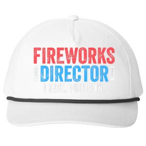 Fireworks Director 4th of July Snapback Five-Panel Rope Hat