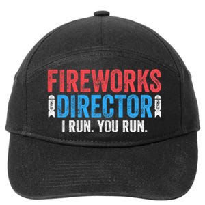 Fireworks Director 4th of July 7-Panel Snapback Hat