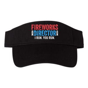 Fireworks Director 4th of July Valucap Bio-Washed Visor