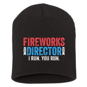 Fireworks Director 4th of July Short Acrylic Beanie