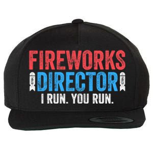 Fireworks Director 4th of July Wool Snapback Cap