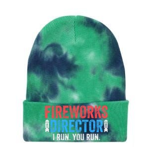 Fireworks Director 4th of July Tie Dye 12in Knit Beanie