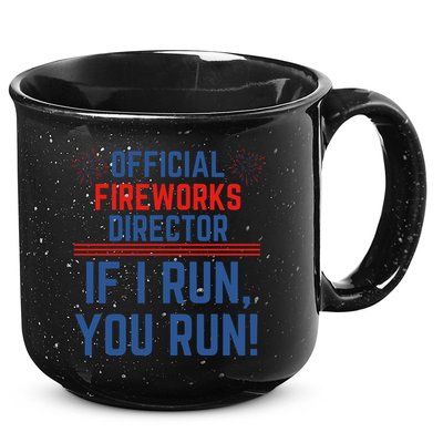 Firework Director 4th Of July Gift Pyrotech Technician Gift 15oz Campfire Ceramic Mug