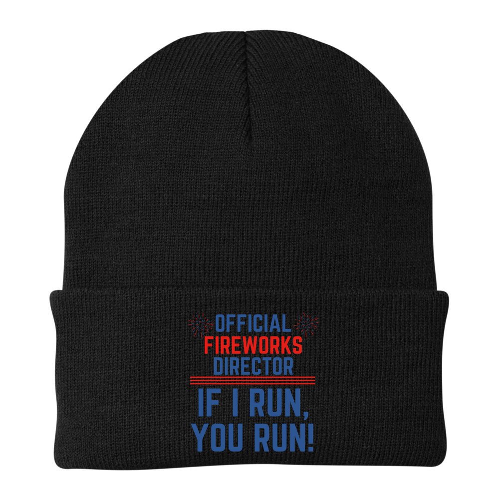 Firework Director 4th Of July Gift Pyrotech Technician Gift Beanie
