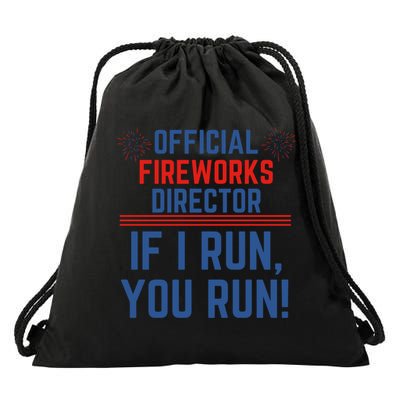 Firework Director 4th Of July Gift Pyrotech Technician Gift Drawstring Bag