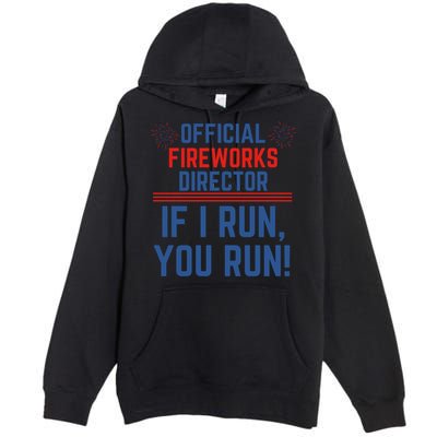 Firework Director 4th Of July Gift Pyrotech Technician Gift Premium Pullover Hoodie