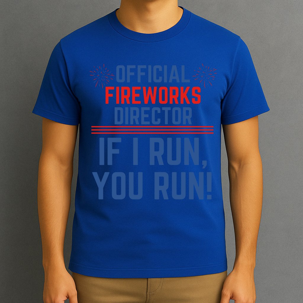 Firework Director 4th Of July Gift Pyrotech Technician Gift T-Shirt
