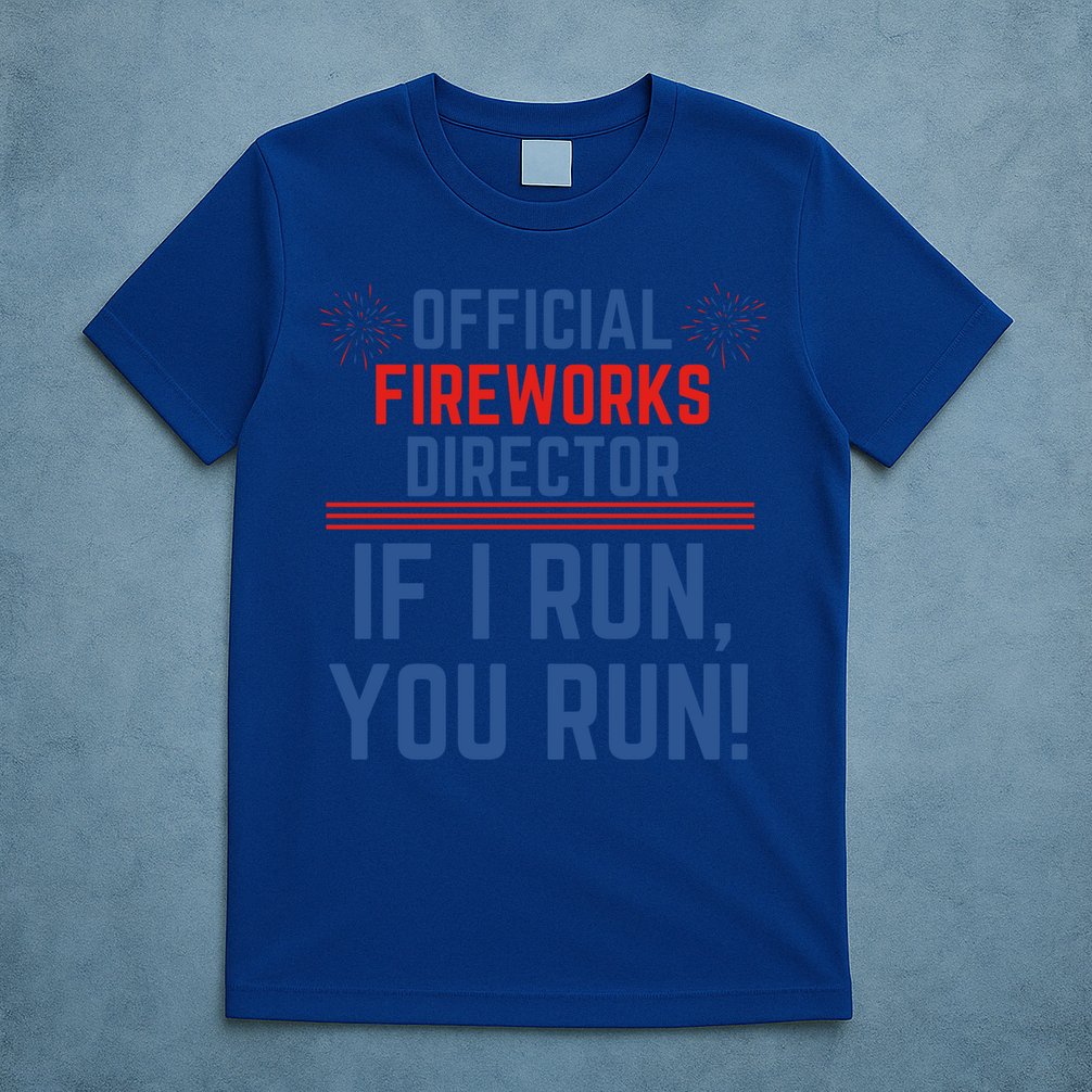 Firework Director 4th Of July Gift Pyrotech Technician Gift T-Shirt