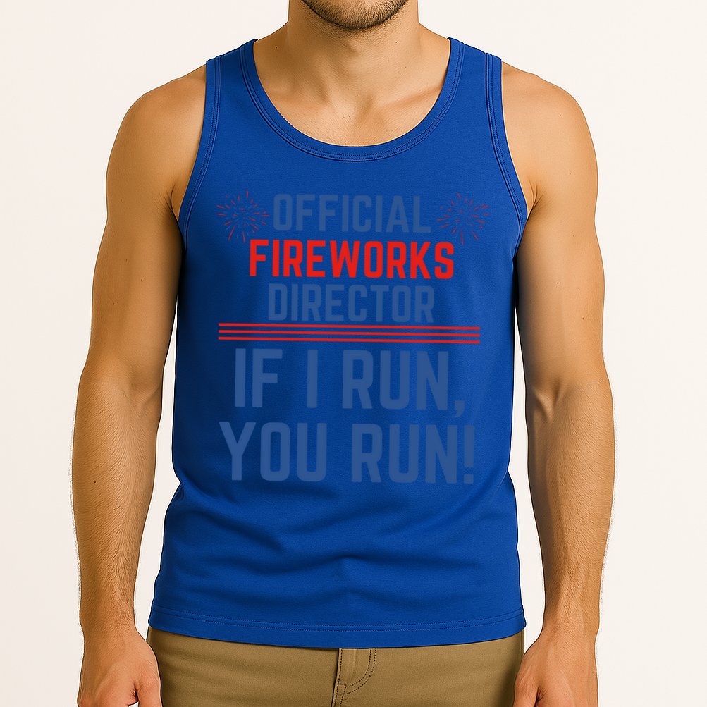 Firework Director 4th Of July Gift Pyrotech Technician Gift Tank Top