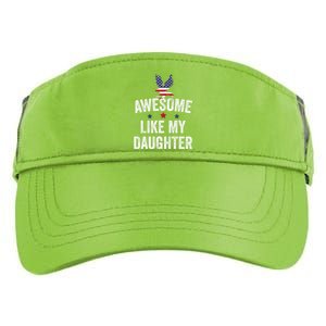 Father Daughter 4th Of July Adult Drive Performance Visor