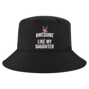 Father Daughter 4th Of July Cool Comfort Performance Bucket Hat