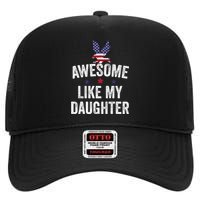 Father Daughter 4th Of July High Crown Mesh Back Trucker Hat